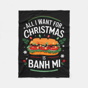 Cobertor De Velo Feliz Xmas Tudo Que Quero Para O Natal Banh Mi Men