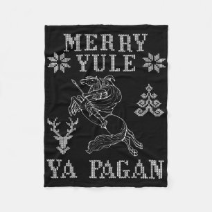 Cobertor De Velo Feliz Yule Ya Pagan Odin No Cristo De Viking Do Sl