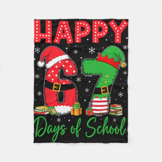 Cobertor De Velo Felizes 67 Dias De Escola Seis Sete 67 Natal San