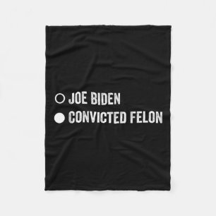 Cobertor De Velo Felon Funny Pro Trump 2024