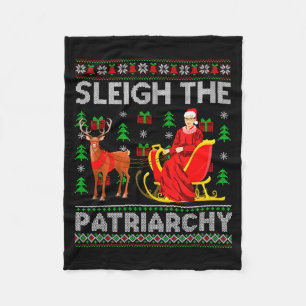 Cobertor De Velo Feminista Ruth Bader Ginsburg Rbg Trenó de Natal O