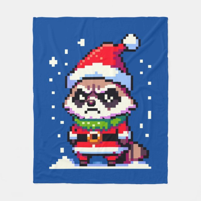 Cobertor De Velo Feriado de Natal rabugento - Feriado Engraçado de  (Frente)