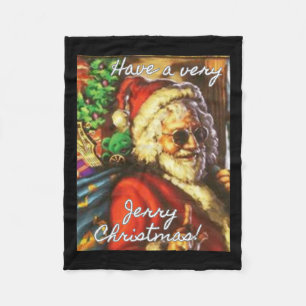 Cobertor De Velo Feriado de Papais noeis de Garcia de Natal muito J