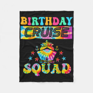 Cobertor De Velo Férias Cruise Squad Cruising de Birthday Correspon