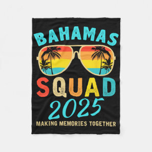Cobertor De Velo Férias das Bahamas 2025 Matchin de Amigos da Famíl