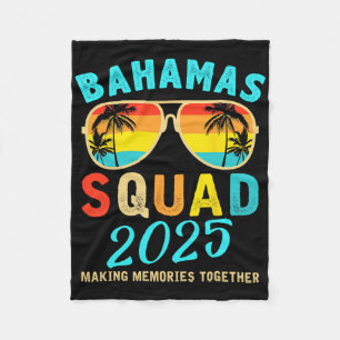 Cobertor De Velo Férias das Bahamas 2025 Matchin de Amigos da Famíl