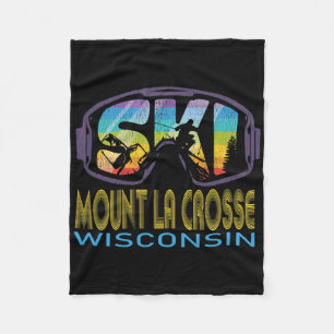 Cobertor De Velo Férias de Esqui no Monte La Crosse Wisconsin
