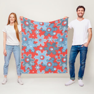 Cobertor De Velo Férias de neve festivas de inverno brilhantes