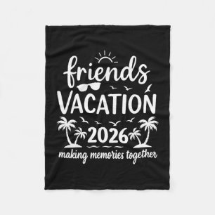 Cobertor De Velo Férias dos Amigos 2026 Esquadrão da Praia Tropical