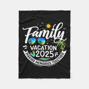 Cobertor De Velo Férias em Família 2025 Praia Combinando Família Ve