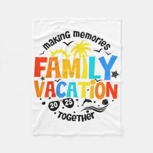 Cobertor De Velo Férias em Família 2025 Praia Combinando Família Ve