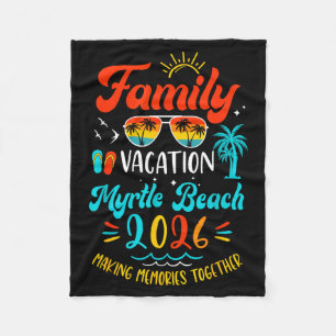 Cobertor De Velo Férias em Família 2026 Myrtle Beach Correspondênci