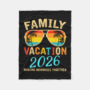 Cobertor De Velo Férias em Família 2026 Praia Correspondendo ao Ver