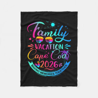Cobertor De Velo Férias em Família Cape Cod 2026 Presente de Palmei