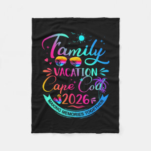 Cobertor De Velo Férias em Família Cape Cod 2026 Presente de Palmei