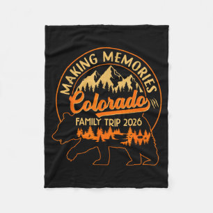 Cobertor De Velo Férias em família no Colorado 2026 montanhas acamp