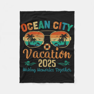 Cobertor De Velo Férias na Praia de Ocean City 2025 Amigos Família 