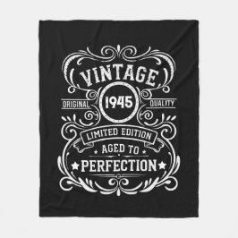 Cobertor De Velo Festa de aniversário de 80 de oitava safra persona