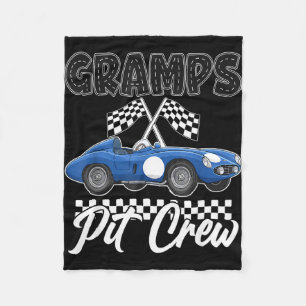 Cobertor De Velo Festa de aniversário de corrida de carro da famíli