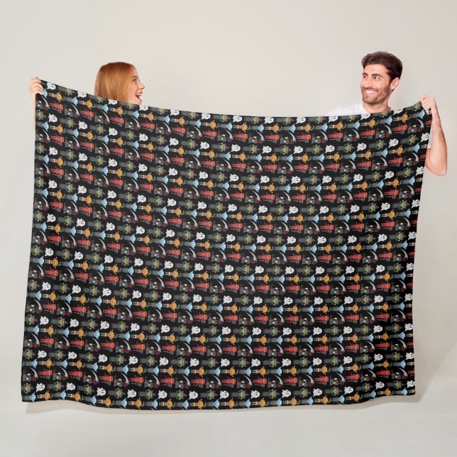 Cobertor De Velo Festa de Halloween Fleece Blanket (In Situ)