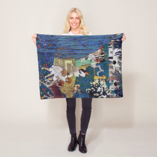 Cobertor De Velo Festa de Jardim com Cachorro e Gato, Jessie Willco