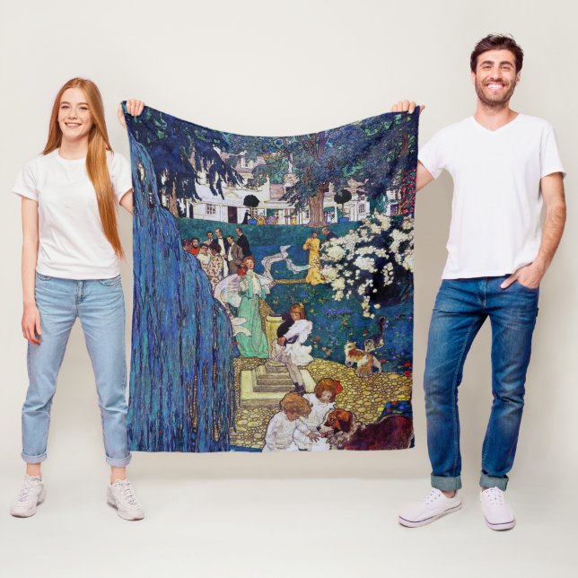 Cobertor De Velo Festa de Jardim com Cachorro e Gato, Jessie Willco (In Situ)