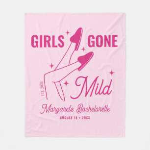 Cobertor De Velo Festa de Solteira Pink Sleepover Girls Gone Mild