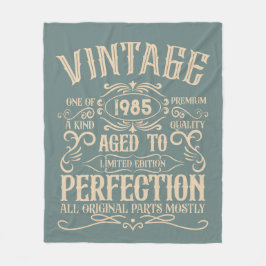 Cobertor De Velo Festa personalizada de aniversário de 40 anos de q