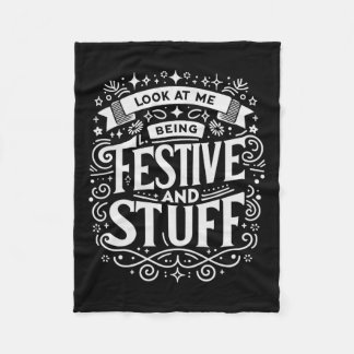 Cobertor De Velo Festivity Olhe Para Mim Festivo E Coisas Celeb