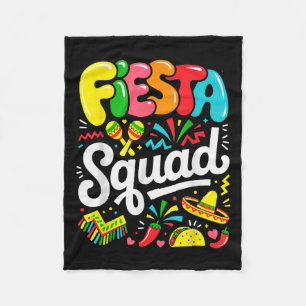 Cobertor De Velo Fiesta Squad Cinco De Mayo Lets Fiesta Gir Mexican