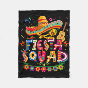Cobertor De Velo Fiesta Squad Cinco De Mayo Tee Party Cinco Mexican