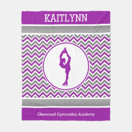 Cobertor De Velo Figura roxa cobertura personalizada de Chevron do