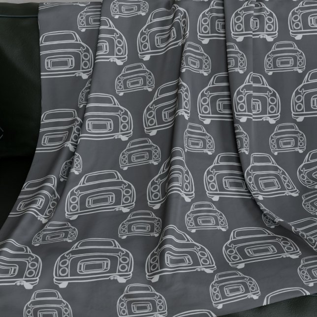 Cobertor De Velo Figuras da Cinza de Monoline Figaro Car Patterno (Fun figgy blanket for your car. You can easily change the background colour)
