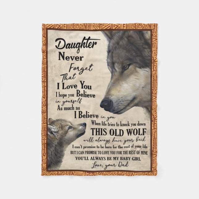 Cobertor De Velo Filha E Padre Blanket (Frente)