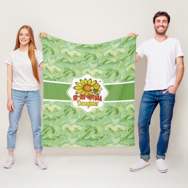 Cobertor De Velo Filha inacreditável Girassóis e abelhas (In Situ)
