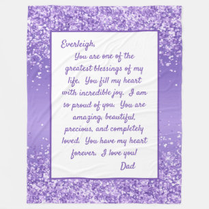 Cobertor De Velo Filha Orgulhosa de Você