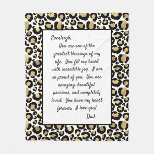 Cobertor De Velo Filha Orgulhosa de Você