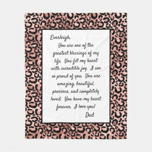 Cobertor De Velo Filha Orgulhosa de Você