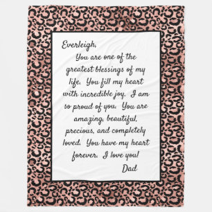 Cobertor De Velo Filha Orgulhosa de Você