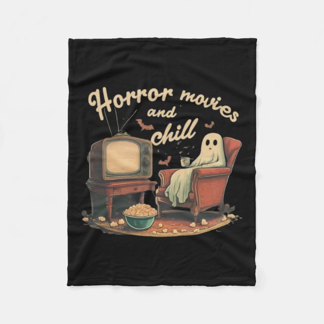 Cobertor De Velo Filmes E Relaxar Fantasma  (Frente)