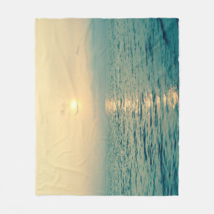 Cobertor De Velo Filtro Tropical Beach Sunrise