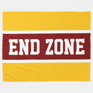 Cobertor De Velo FIM DE ZONA Bold Vermelho Escuro Laranja Amarelo L