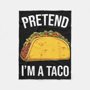 Cobertor De Velo Finalidade Engraçada Sou um Taco Fácil Figurino de