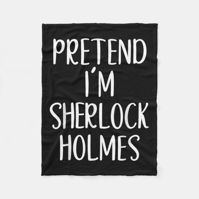 Cobertor De Velo Fingir que sou Sherlock Holmes Fácil Figurino Hall (Frente)