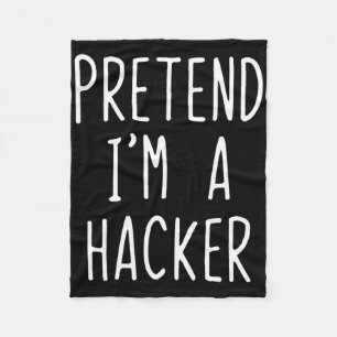 Cobertor De Velo Fingir que sou um Hacker Costume Halloween Engraça