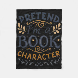 Cobertor De Velo Fingir Que Sou Um Personagem De Livro Fan Merchand