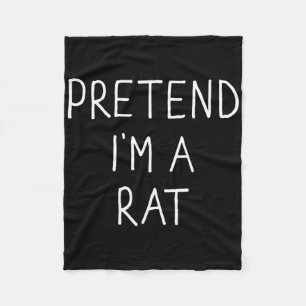 Cobertor De Velo Fingir que sou um Rat Divertido e preguiçoso custo