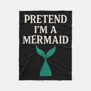 Cobertor De Velo Fingir Que Sou Uma Sereia Engraçada, Costume De Ha