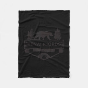 Cobertor De Velo fiordes de Kenai alaska vida selvagem urso caminha