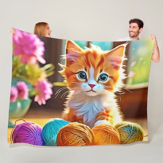 Cobertor De Velo Fios de Gatinho Gelado (In Situ)